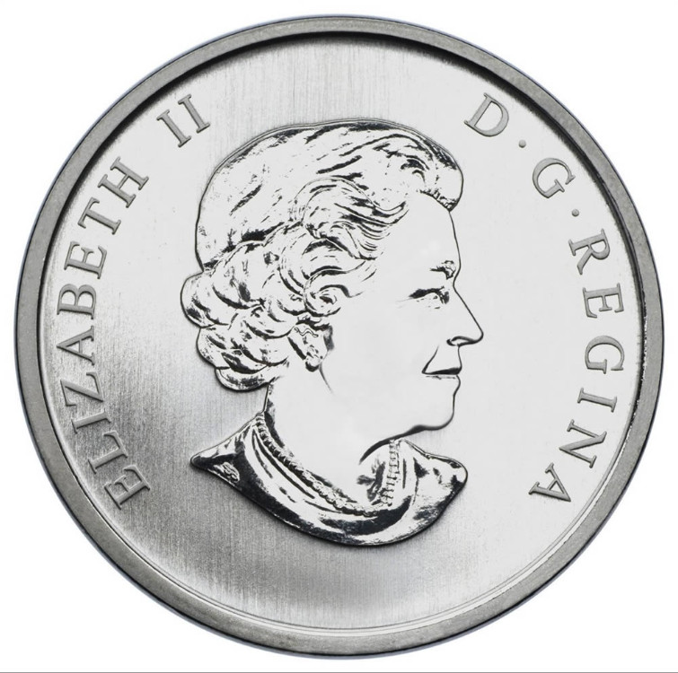 2012 25C EVENING GROSBEAK back