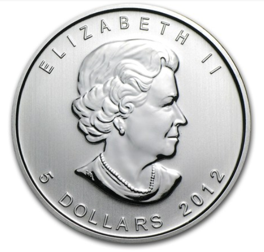2011 $5 COUGAR 1OZ PURE SILVER COIN BACK