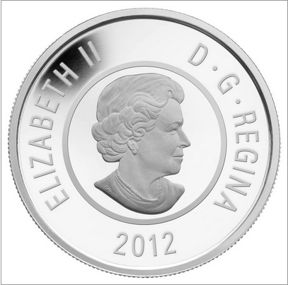 2012 $5 STERLING SILVER & NIOBIUM FULL PINK MOON BACK