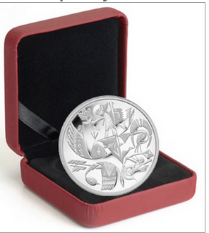 2013 $20 CANADIAN CONTEMPORARY ART PURE SILVER COIN BOX