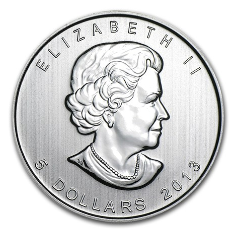 2013 $5 PRONGHORN ANTELOPE 1OZ PURE SILVER COIN BACK