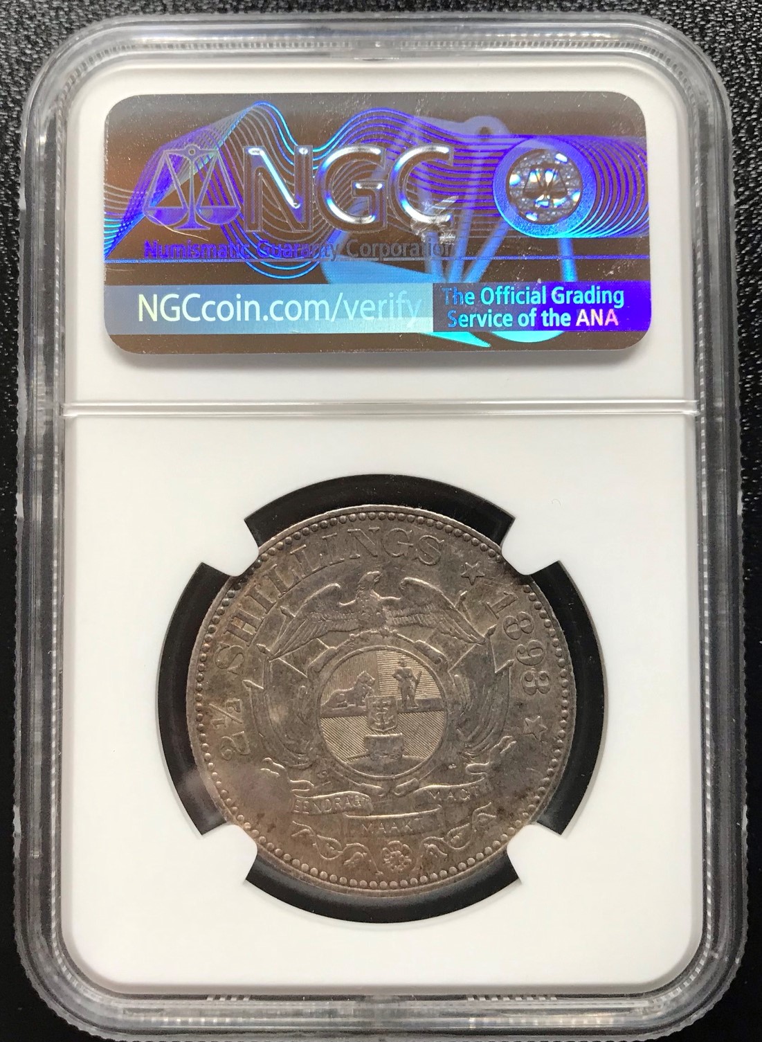 1893 ZAR Half Crown A