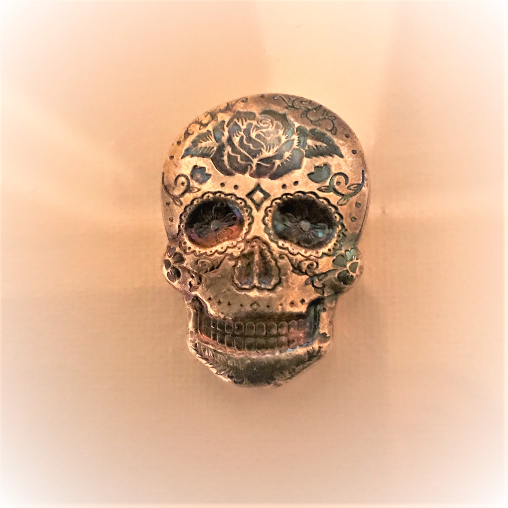 Monarch Skull Rose Sugar oz