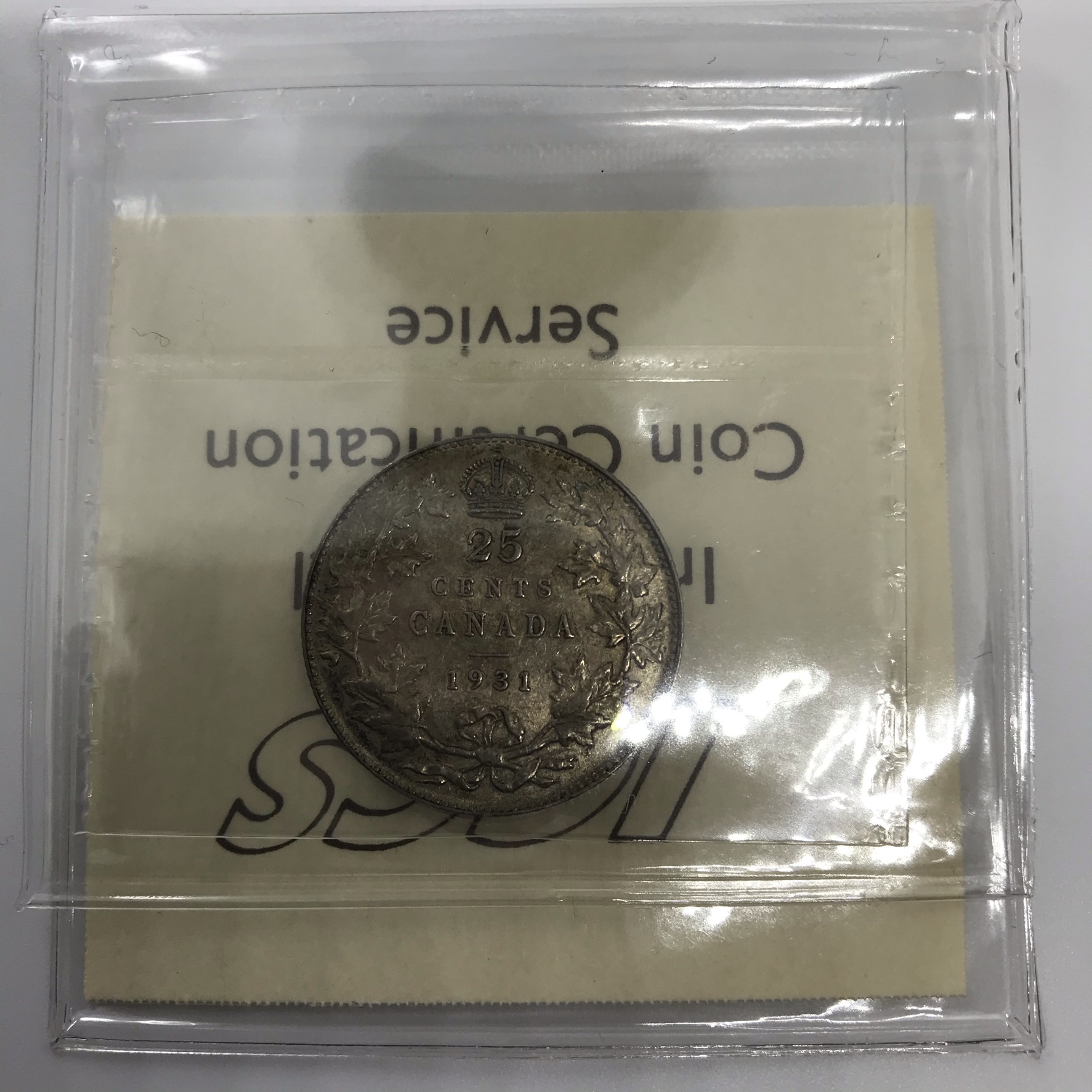 1931 25c VF30 B
